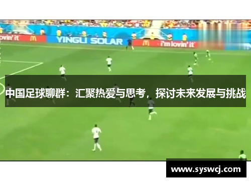 中国足球聊群：汇聚热爱与思考，探讨未来发展与挑战